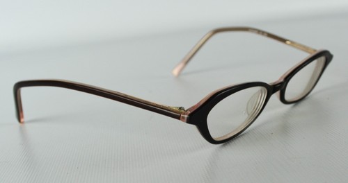 INTRIGUE Prescription Eyeglasses Frames 82 309 Pink Black France Cat Eye - Picture 9 of 10