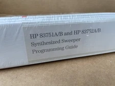 NEW SEALED HEWLETT PACKARD 83751A/B 835752A/B SYNTHESIZED SWEEPERS PROGRAM GUIDE
