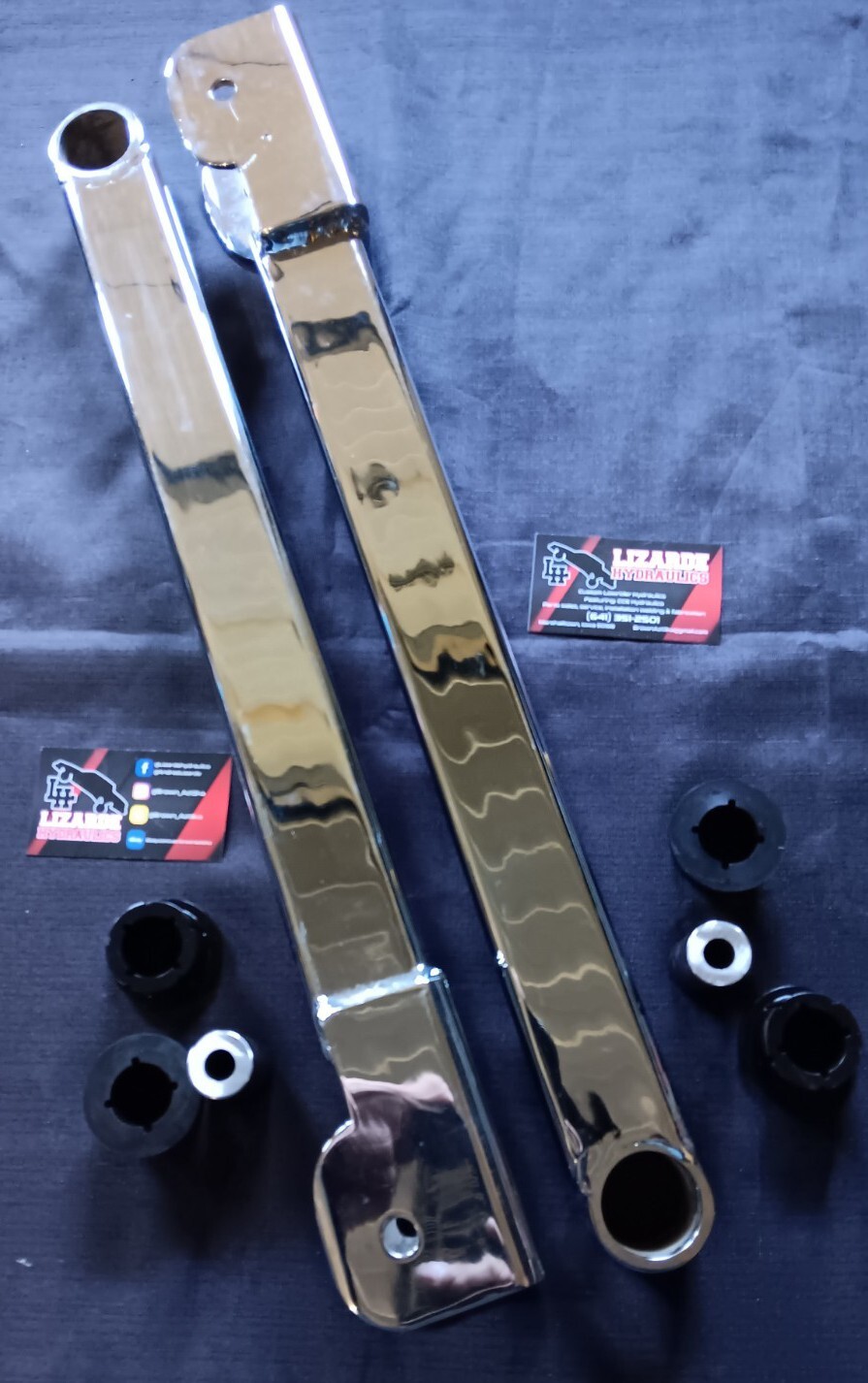 Lowrider Hydraulics, B Body Upper trailing arms 2pcs *Chrome eBay