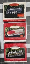 1996 1997 1998 Lionel 700E Hunson Santa Fe F3 Penn GG-1 Train Hallmark Ornaments