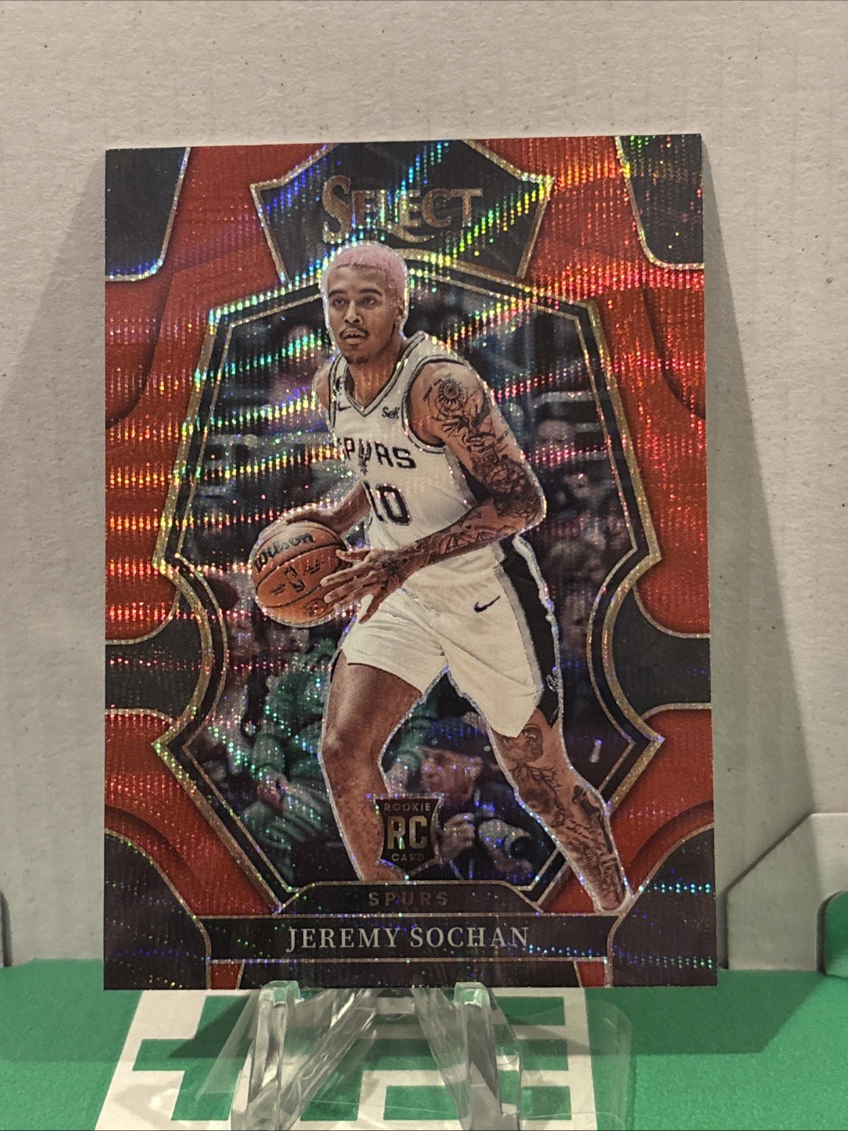 2022-23 Select Jeremy Sochan Red Wave Premier Level RC