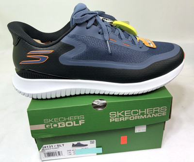 Skechers GO GOLF FLIGHT Slip Ins Men's Golf Shoes NEW Slate