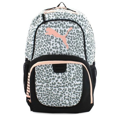 NWT Puma Evercat Contender 3.0 Backpack Bag Pink Leopard, Print, Gray Black 