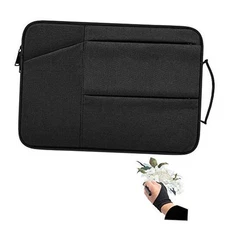 Graphics Drawing Tablet Carry Case with Artist Glove Compatible for Wacom Black