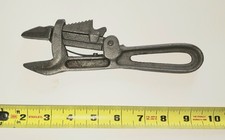 Antigua herramienta de vagón llave americana ajustable de hierro fundido de la posguerra civil