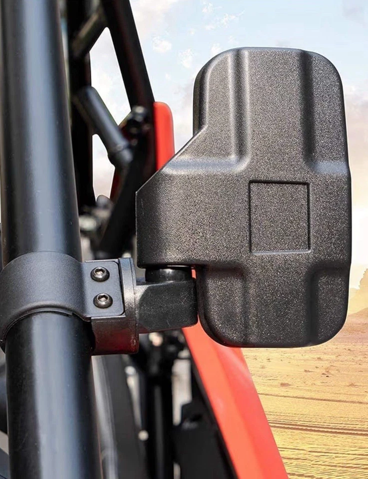 UTV Rear View Side Mirrors Set For Polaris Ranger RZR S XP Crew 570 800 900 1000 - Изображение 2 из 4