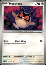 HOOTHOOT 126/162 Pokemon Card Temporal Forces Near Mint