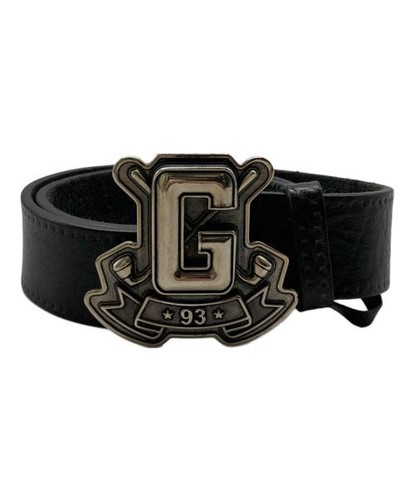 GUCCI                    G logo buckle belt black 223896