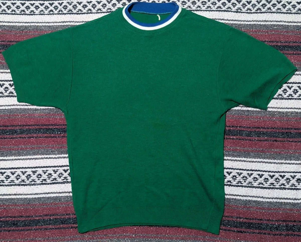 50s USA製 Vintage Rockabilly Summer Knit Rockabilly Knit Vintage Casual Shirts for Men for sale | eBay