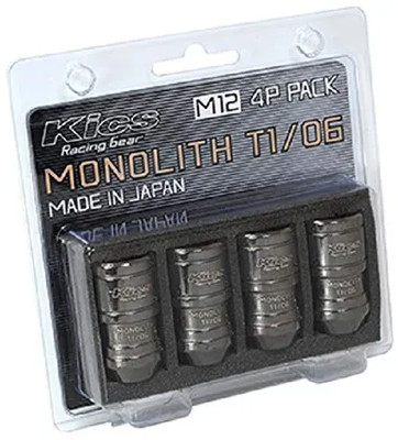 Japan NEW KYO-EI MONOLITH T1/06 M12×P1.25 4P Glorious Black MN03GK-4P