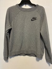 Nike Women's Gray Pullover Sweater Size Medium Stylish and Sleek