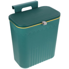 Cubo de compost colgante de pared de cocina de gran capacidad pequeño cubo de basura gabinete puerta cubierta