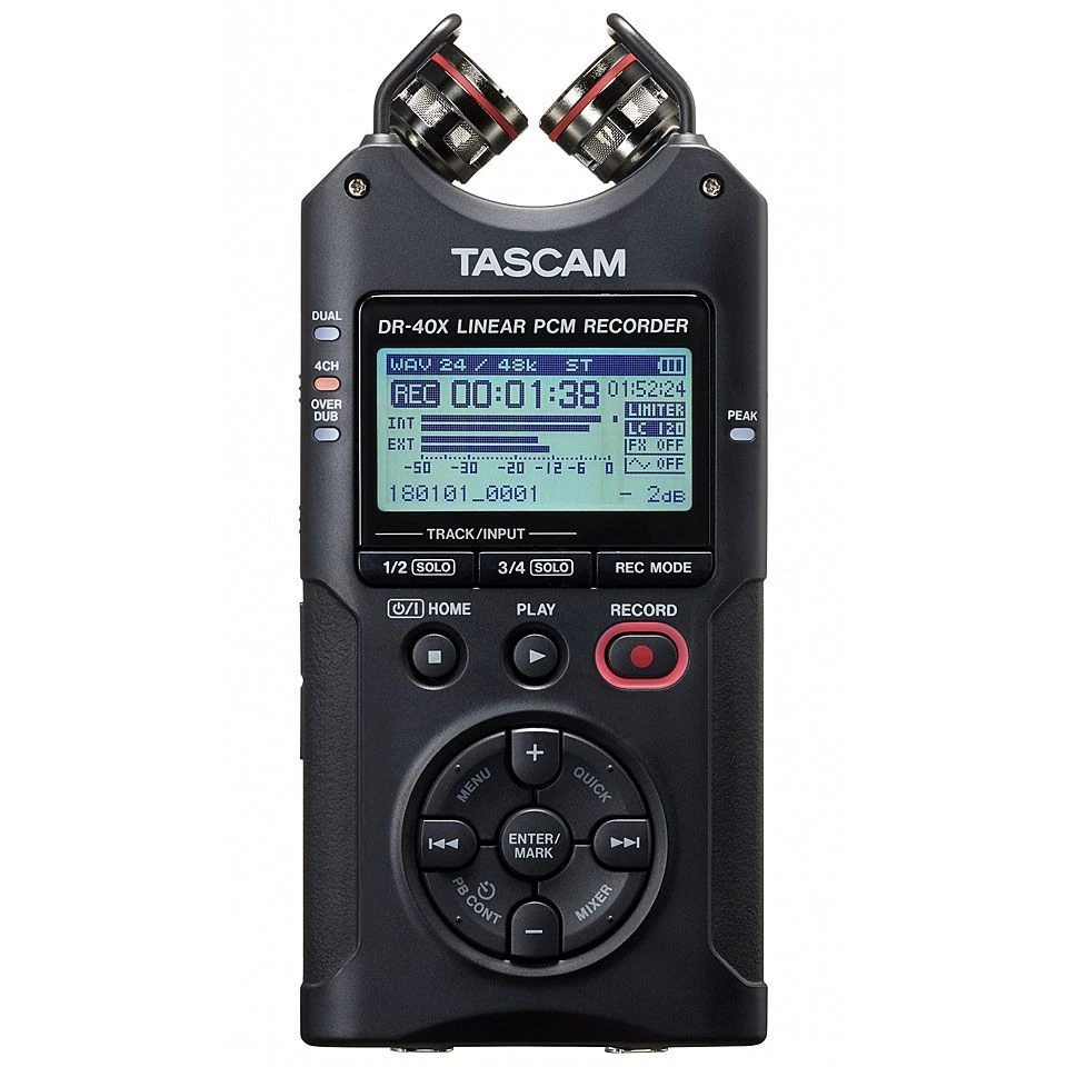 Digital Audio Recorder Tascam DR-40X Digitalrekorder Digital Recorder NEU - Bild 2 von 4