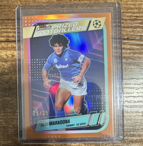 Topps Finest UCC 2026 Prized Footballers Diego Maradona SSC Napoli /25 PF-4