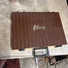 Vintage Gibson 1970’s Plastic Parts Box Case Workbench Luthier Holder