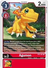 2021 Digimon Card Game: BT-05 - Agumon (#BT5-007 C, Common, Lightly Played) LP