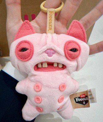 FUGGLER Alley Cat Pendant Hairless Cat Pendant Plush Toy Keychain