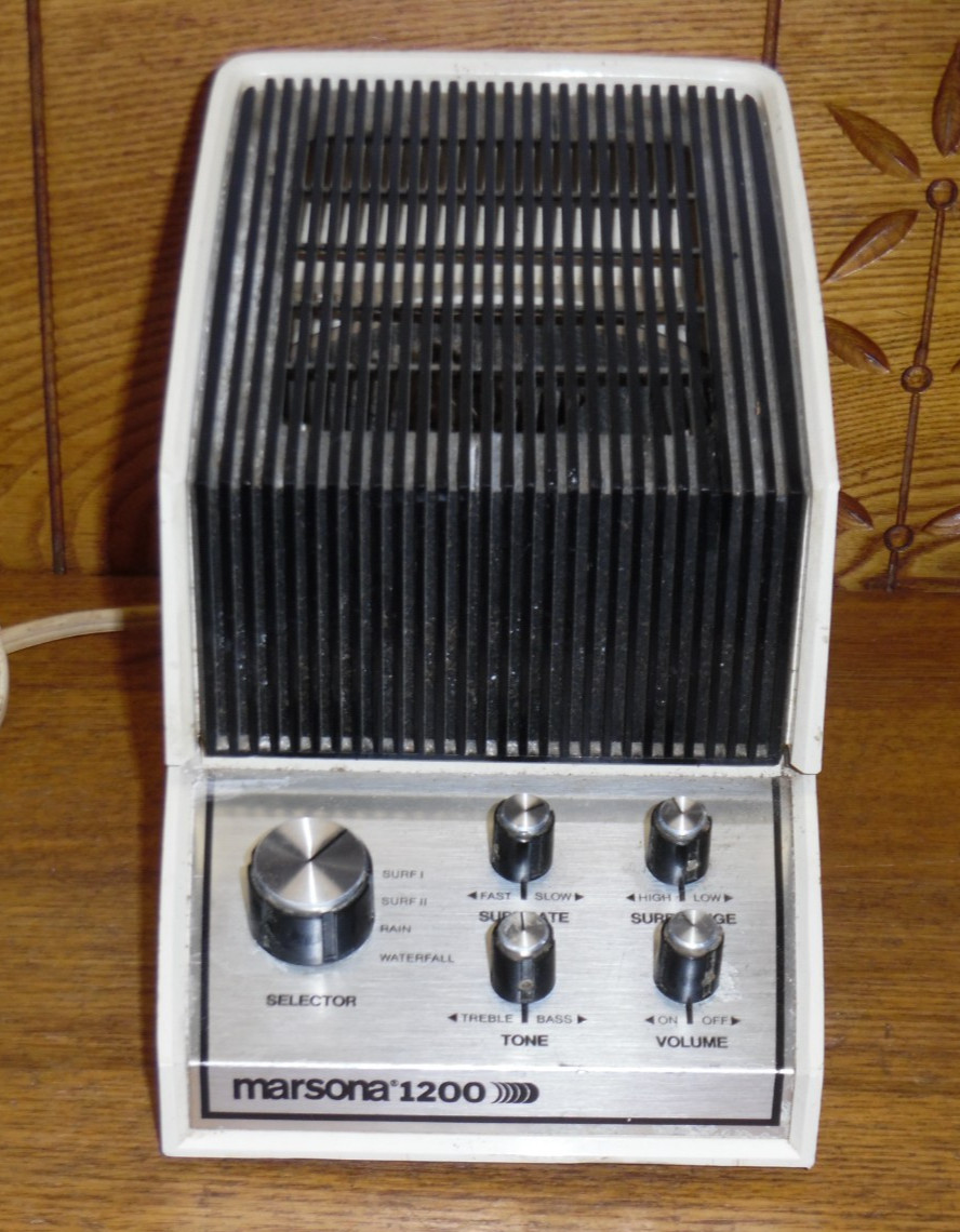 Dusty/Dirty Vintage Marsona 1200 Sound Conditioner For Sleep Surf Ran Waterfall