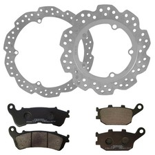 KIT FRENO HONDA NC 700 INTEGRA ANTERIORE E POSTERIORE PASTIGLIE FERODO DISCHI OE