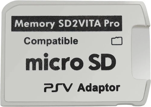 Funturbo Ultimate Version SD2Vita 5.0 Memory Card Adapter, PS 1 Pack, White