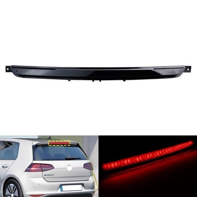 für VW Golf 7 5G Limousine 2013-2017 mit Heckspoiler Dritte Bremsleuchte Schwarz