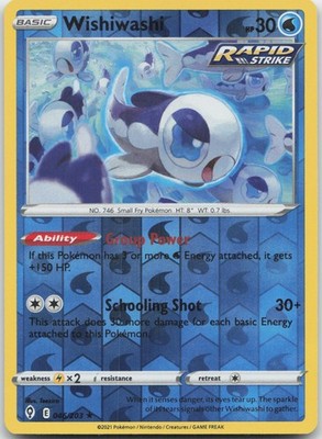 Wishiwashi 046/203 Evolving Skies Pokemon