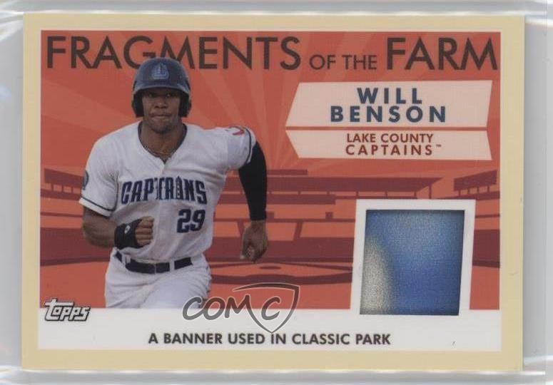 Will Benson #FOF-LC 2019 Topps Pro Debut Baseball Fragments of the Farm Relics