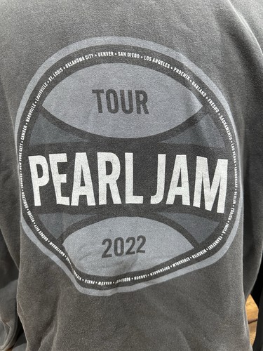Pearl Jam 2022 World Tour Crewneck Sweatshirt Herren XL grau distressed Fader - Bild 4 von 8