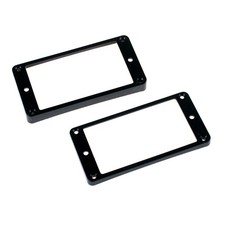 Set of 2 Humbucker Pickup Mounting Rings for bridge and neck pckups,Flat Bottom