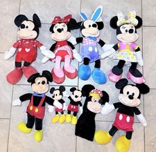 Disney Mickey And Minnie Plush Lot