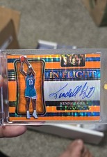 🏀2021-22 Panini Select - In Flight Signatures Kendall Gill #IF-KGL Neon Orange