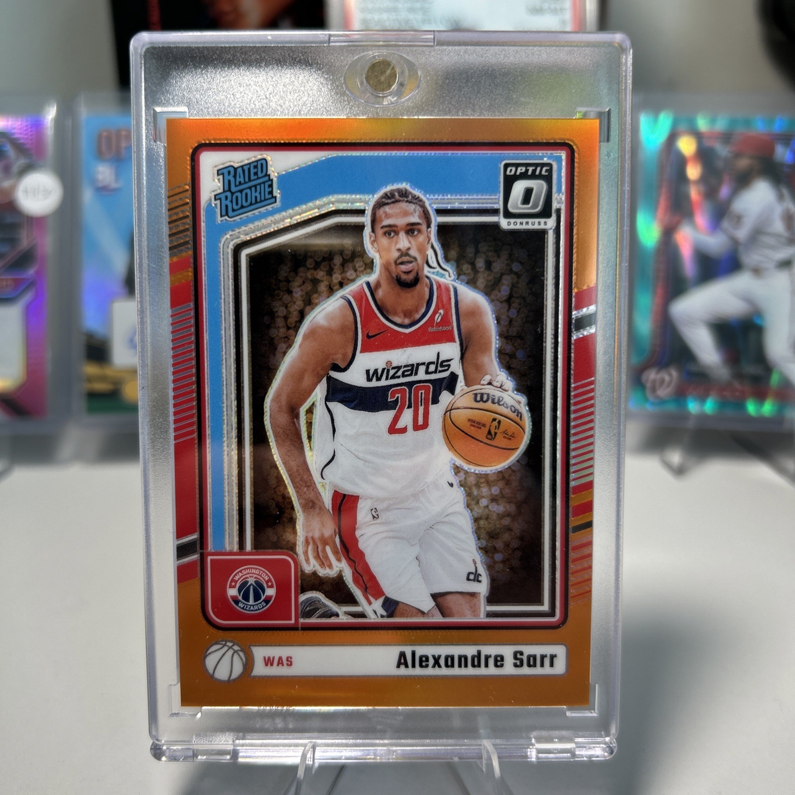 2024-25 Panini Donruss Optic - Rookie Alexandre Sarr #276 Orange Prizm /175 (RC)