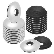 30-Pack Bonded Sealing Rubber Washers, 1/4" x 3/4" OD Neoprene Washer Gasket