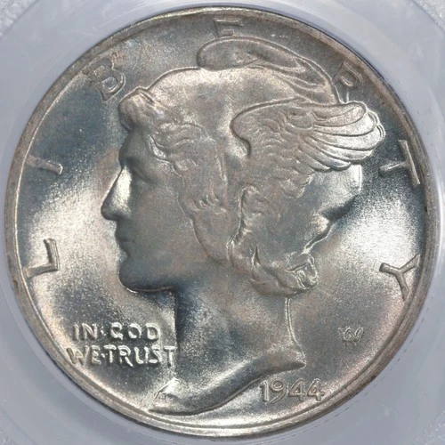 1944-S Silver Mercury Dime PCGS MS66 Toned