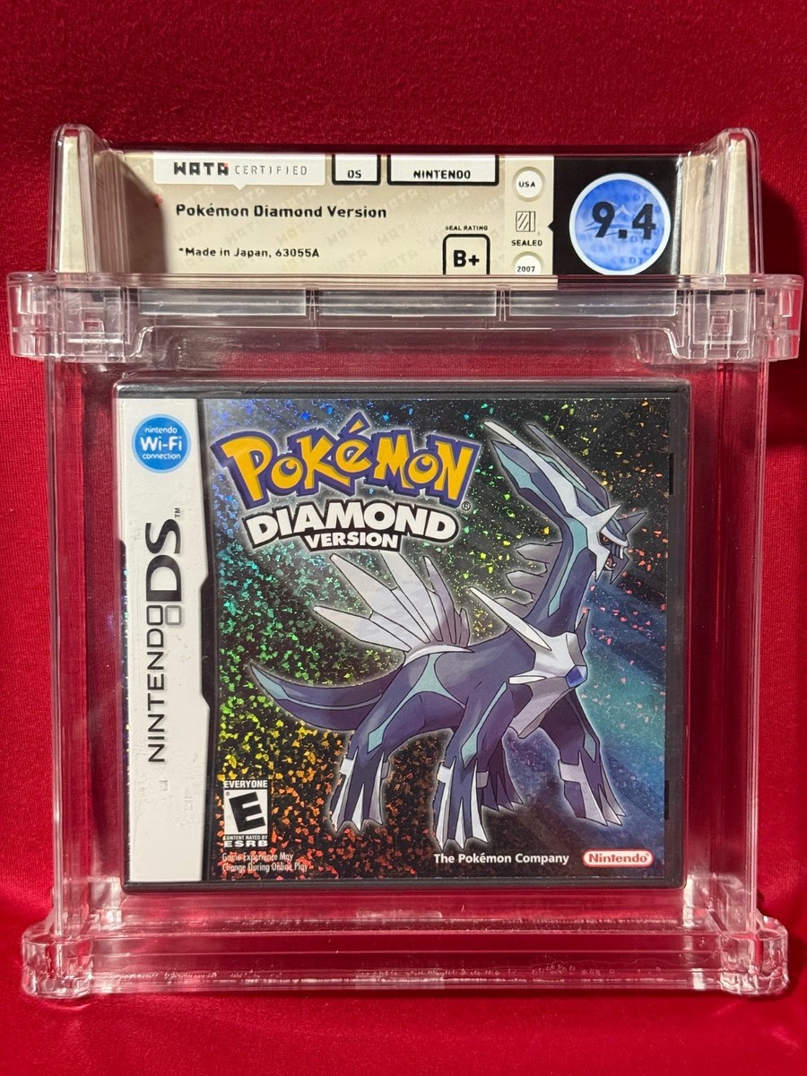 Pokemon Diamond Version Nintendo DS Sealed New WATA 9.4 B+ Graded