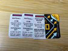 McDonald's Monopoly Prize Ticket Unclaimed - whitehall & Trafalgar square 