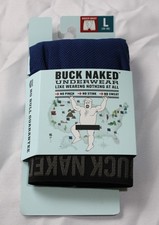 Duluth Trading Co Men's Buck Naked Boxer Briefs DH3 Dark Cobalt Large NWT