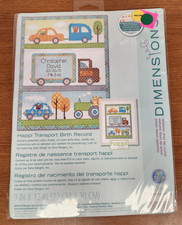 Dimensions Cross Stitch Kit Happi Transport Cars Trucks Animals Tractor 70-73561