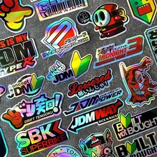 Jdm Racing Sticker Decals 40 Pack Japanese Motorcycle Helmet Stickers Decal Set Jdm Racing Sticker Decals 40 Pack Japanese Motorcycle Helmet Stickers Decal Set