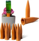 6-Pack Terracotta Natural Self-Watering Spikes Automatic Plant Waterers Garden