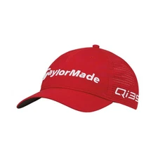 NEW 2025 TaylorMade Tour Lite Tech Qi35/TP5 Red Adjustable Golf Hat/Cap