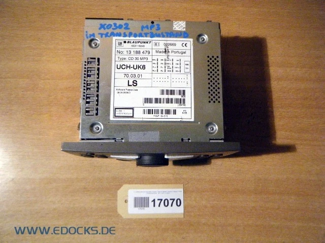 CD30 CD Radio MP3 LS Corsa C Tigra B Meriva A Vectra C Signum Vivaro Opel - Bild 2 von 3