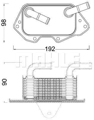 Mahle ÖLküHler, MotoröL CLC 186 000S-image