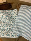Modern Southern Home White Blue Floral Standard Set Shams 20" x 26" Quilted NWOT — photo 7