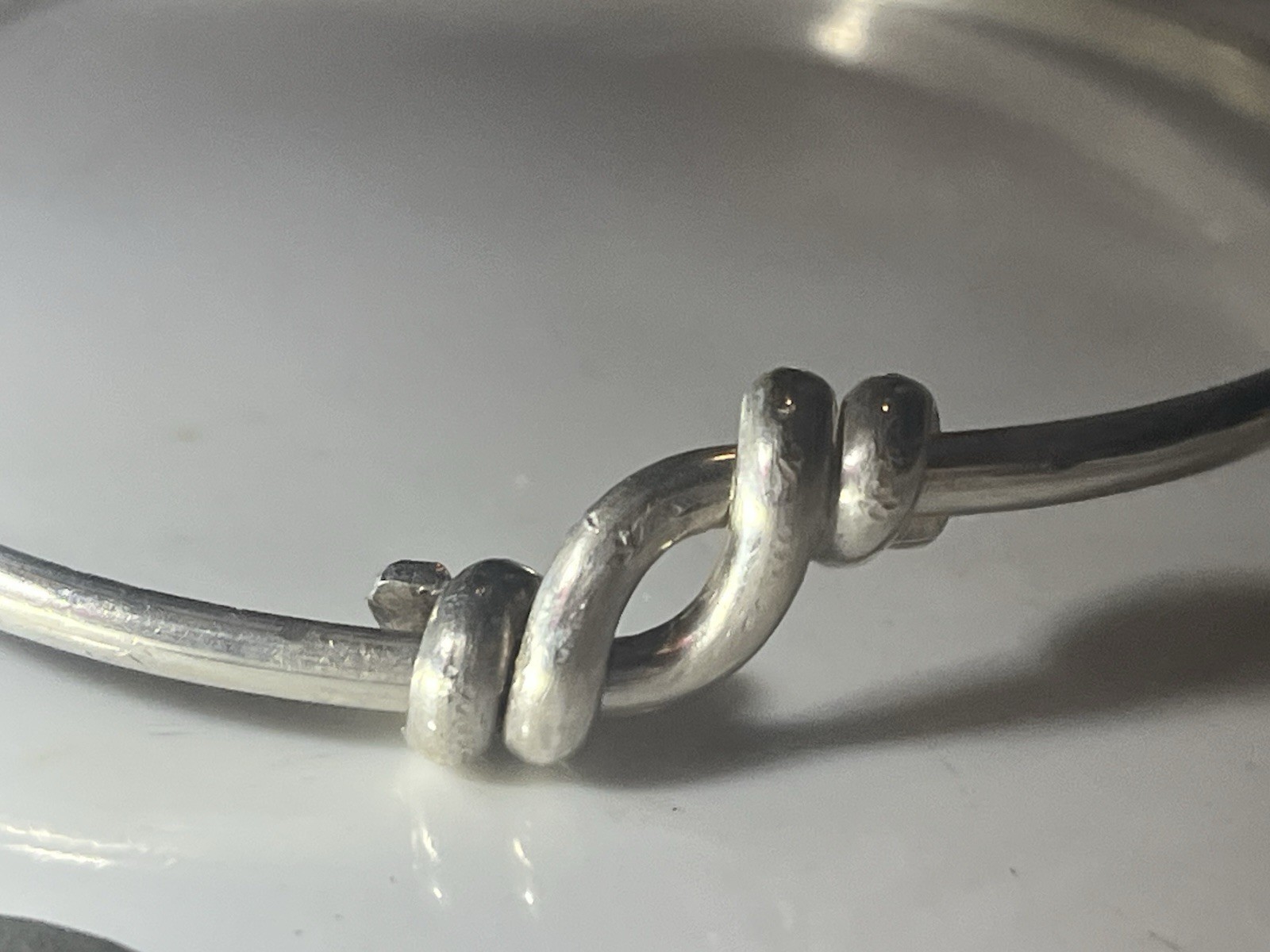 VTG Sterling Silver Solid Wrapped 9” Multi Size A… - image 4