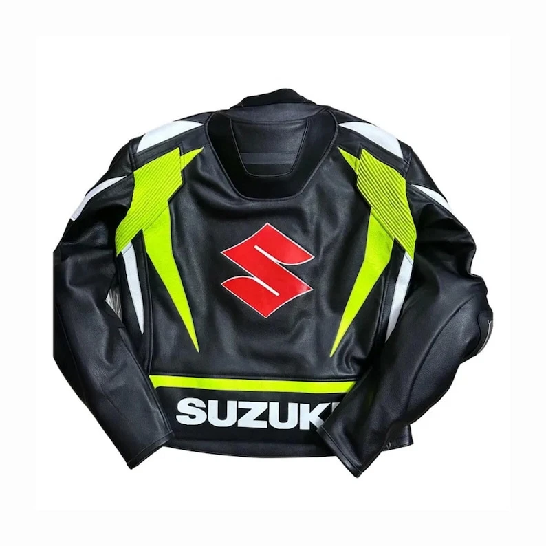 Aprilia Motorbike/Motorcycle Leather Jacket Racing Biker Leather Jac - Image 2 of 2