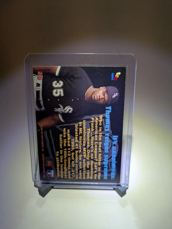 1994 Stadium Club Members Only 50 #29 Frank Thomas - Image 2 of 2