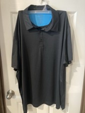 birdie bound polo Mens 3XL Charcoal Gray Polo Short Sleeve Shirt