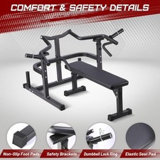 1250 Lbs Chest Press Machine Bench Press Machine with Independent Flat Bench