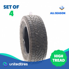Set Of 4 Used 26570r17 Rocky Mountain All Terrain Ii 115t - 13-13.532 Set Of 4 Used 26570r17 Rocky Mountain All Terrain Ii 115t - 13-13.532